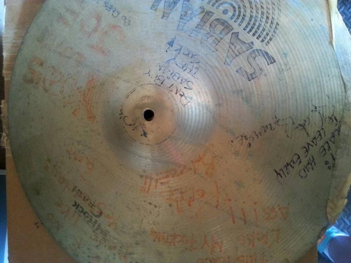 My VP cymbals I took from Yesterdays